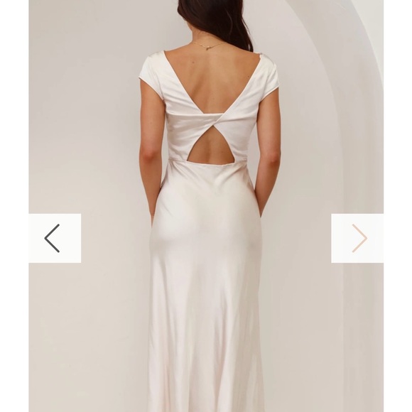 NWT Billy J White Sheath Midi Dress with Bateau Neckline - Picture 2 of 7